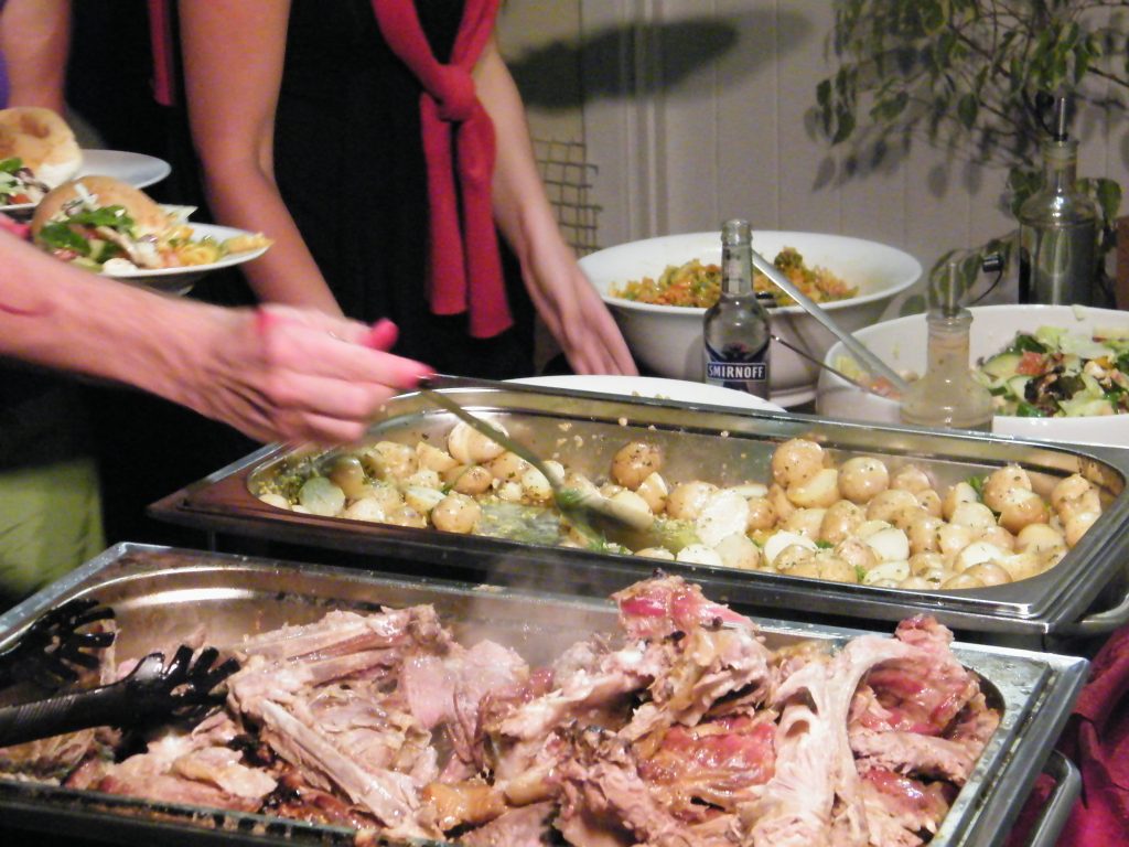 Professional on-site spitbraai catering service with lamb and side dishes in Gqeberha and Kariega by Pedros Asado